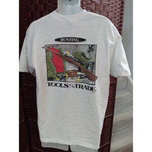 Vintage Hunting T Shirt Tools Of The Trade Double Sided Adult XL 90s Y2K